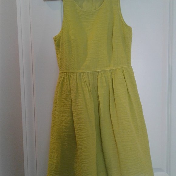 J Crew Lime green dress size 2 - Picture 2 of 6